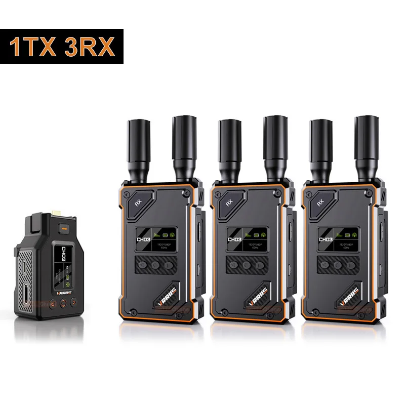 VRRIIS Draadloze HDMI Extender Video Zender Ontvanger voor DJI Pocket 3 Draadloze Video Transmissie 500m Camera UVC Opname