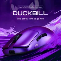 ATK Blazing Sky DUCKBILL Ultra Mouse 2,4G ratón inalámbrico de modo Dual Paw3950Ultra Sensor 8000Hz 46g ratones ligeros para juegos