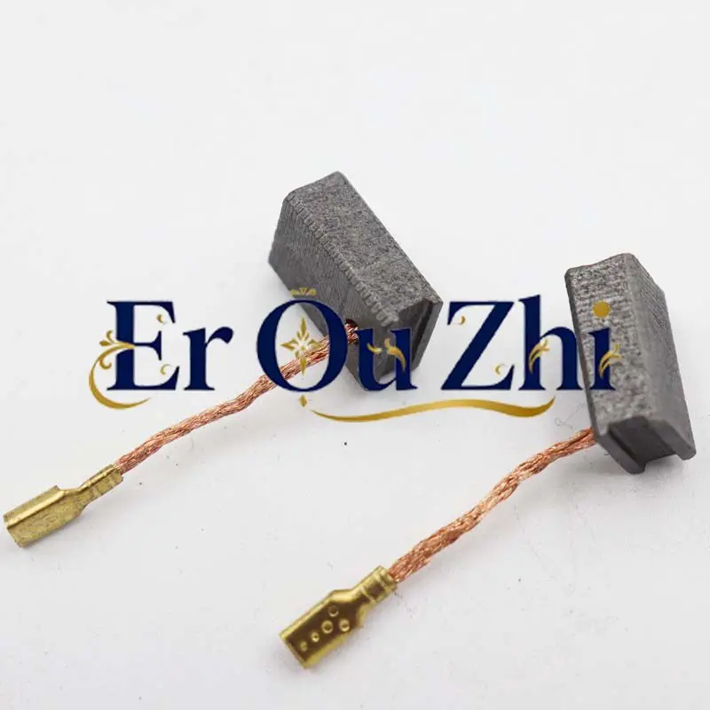 Power Tool Carbon Brush 6 * 10 * 15 Shenheng 100 Huge 100-5 Slot King 133 Rhinestone Brush Plug Type