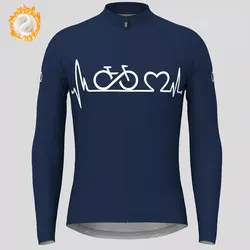 2022 Team Winter Cycling Jersey Men's Thermal Fleece Bicycle Clothing MTB Long Sleeve Warm Tops Road Bike Outdoor Sports Jacket