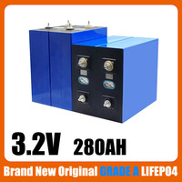 A-grade New 3.2V 280AH DIY 24V 48V Lifepo4 Rechargeable Battery Lithium Iron Phosphate Solar Camping Car Battery