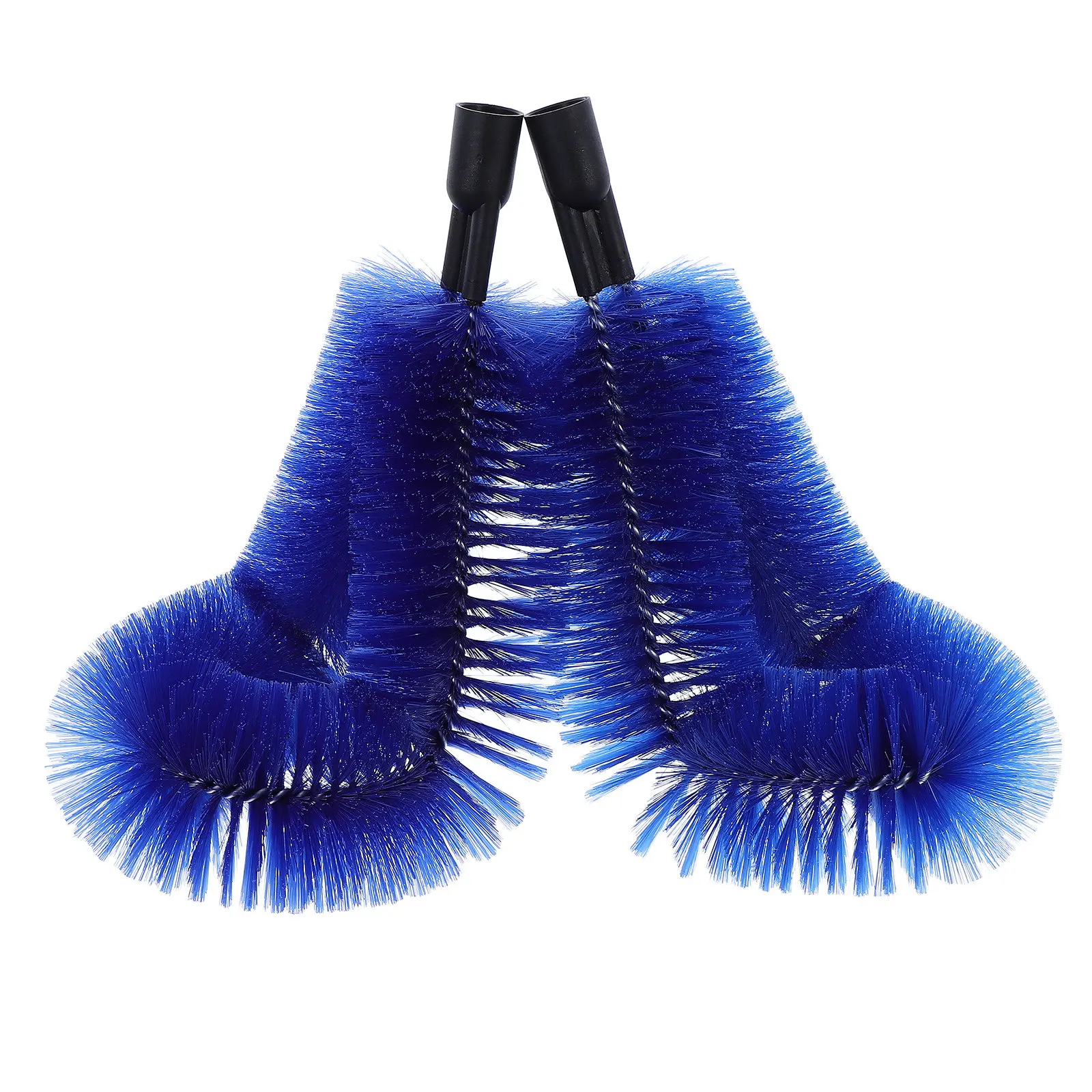2Pcs Roof Gutter Cleaning Brush Head High Efficiency Dust Removal Tool Multipurpose Cleaning for Home Commercial