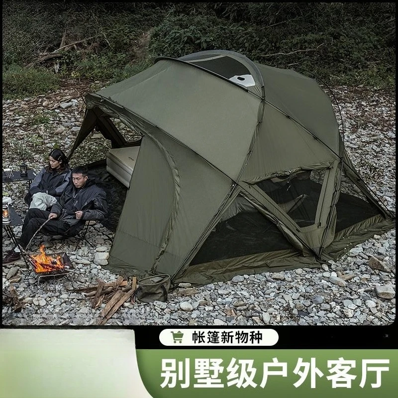 Tent, outdoor spherical dome four seasons thickened weatherproof and rainproof camping equipment overnight