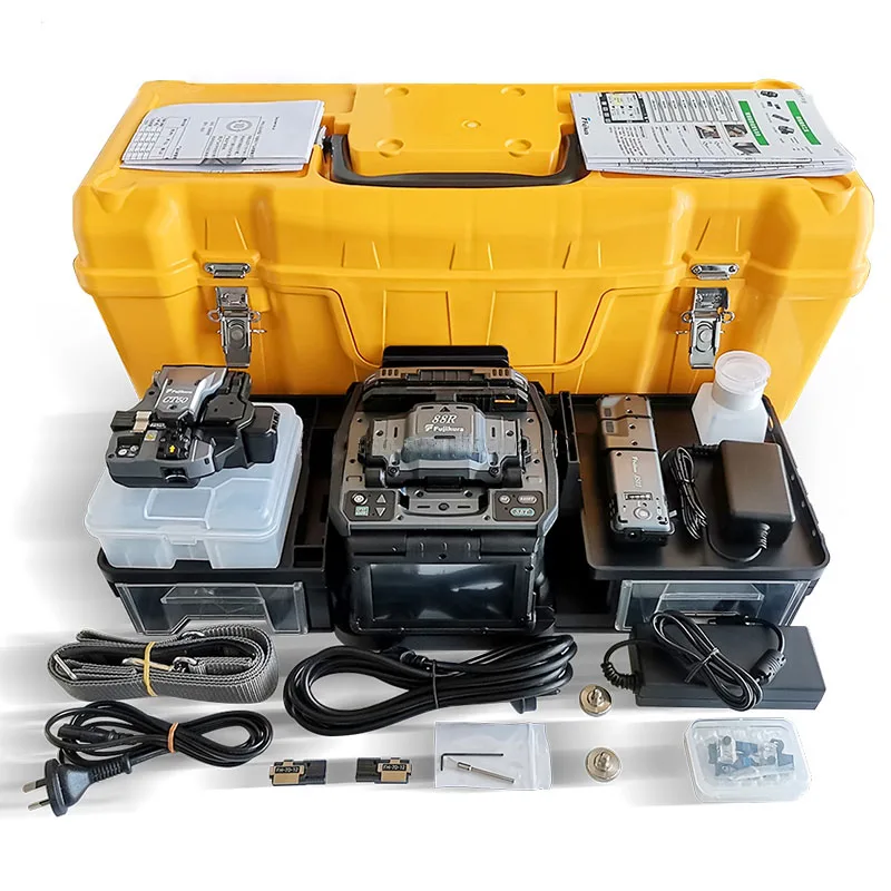 DHL UPS FedEx Original Japan FSM-88R12 Mass Fusion Splicer Ribbon-Type Fiber Optical Splicing Machine With CT-50 Fiber Cleaver