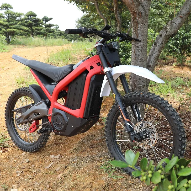 72V 3000W Bafang Electric Dirt Bike for Adults, 6061 Alloy Frame E-Moto Offroad Pit Trail Motorcycle with Sport 19 Inch Tires