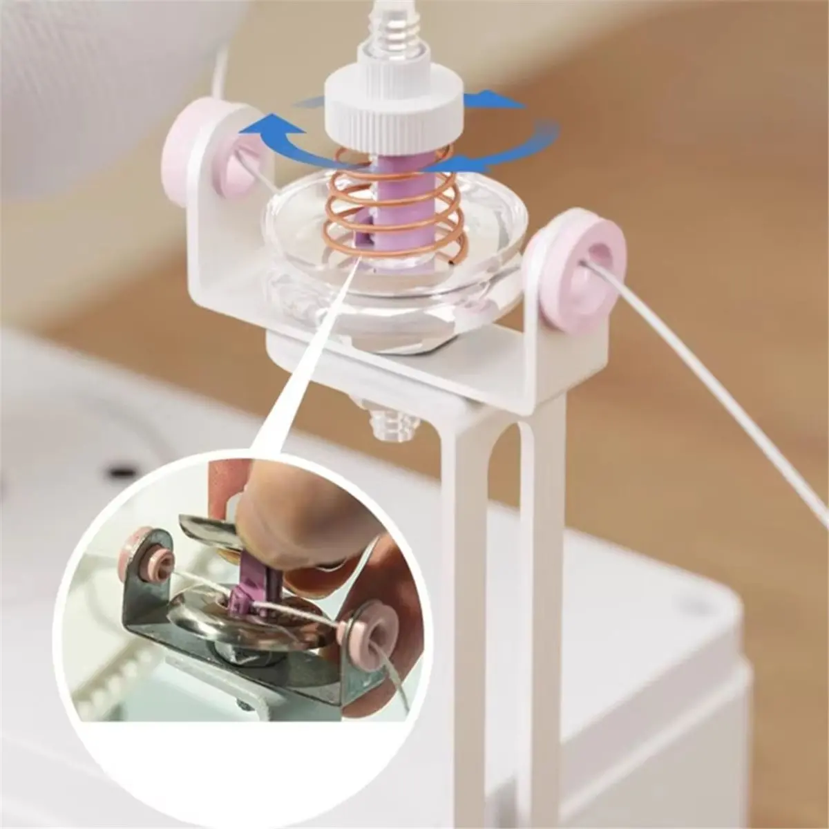 A013 Adjustable Speed and Tension for Neat Balls of Yarn, Automatic Electric Winder USB Powered Knitting Tool