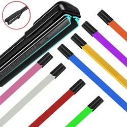 Colorful Vatl5.1. Car Windshield Wiper blades Universal Soft Double layer Rubber Frameless Bracketless 16