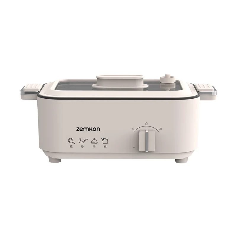 

Electric Hot Pot 5L Large-capacity Household Non-stick Pan Multi-functional Cooking Integrated Electric Wok