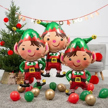 Merry Christmas Folyo Balon Navidad 2023 Ev Dekorasyon Noel Baba Kardan Adam Dekor Noel Partisi Noel Yeni Yıl Malzemeleri Hediye