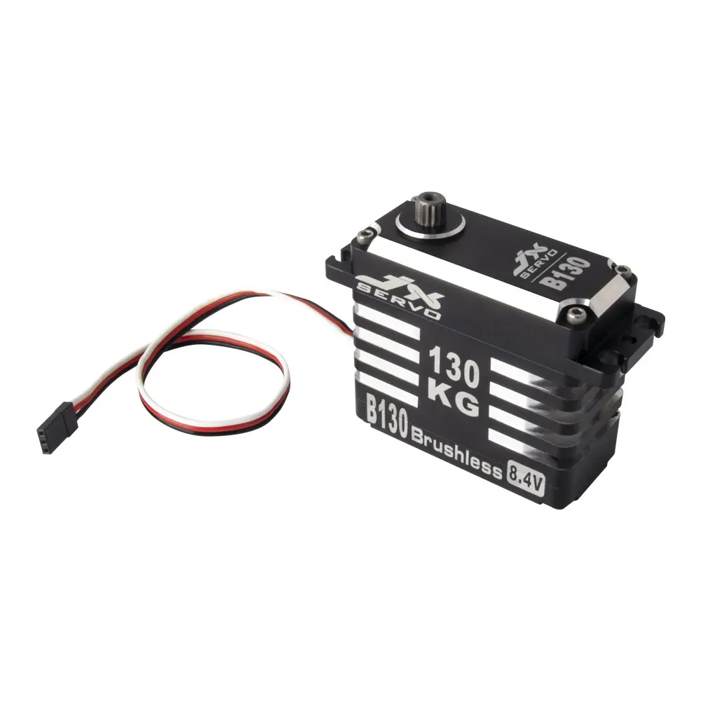 JX B130 130kg Mega Torque Full CNC Metal Gear Standard Digital Brushless Servo for 1/5 RC car Truck Robot Drone