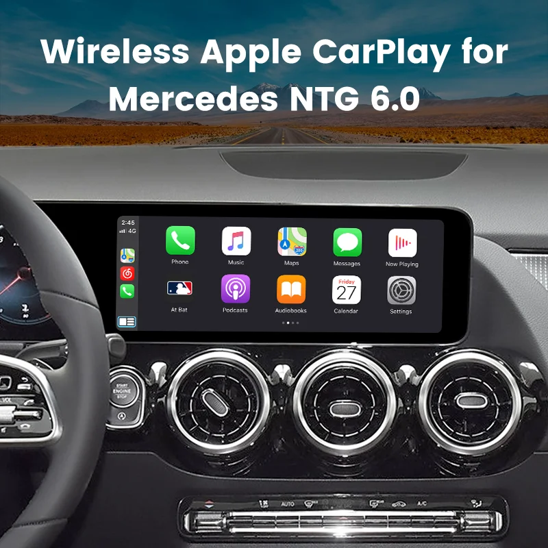 Kabelloses CarPlay Android Auto Interface für Mercedes Benz A W177 GLB GLA CLA Klasse 2019-2022 NTG6.0 MBUX OEM Upgrade mit Touch-Funktion – Detail 6