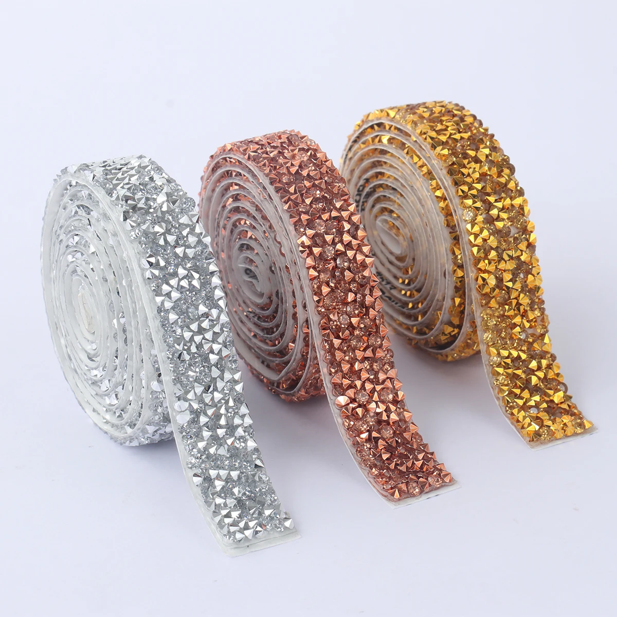 

Self Adhesive Rhinestone Ribbons Sliver Resin Rhinestone Strips Diamond Crystal Rhinestone Ribbon Roll Birthday Party Decoration