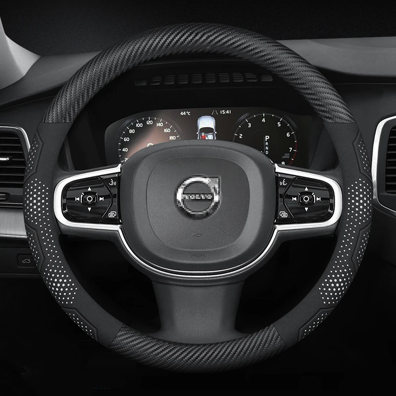 Car Steering Wheel Cover For Volvo XC40 XC60 XC70 XC90 AWD S40 S50 S60 S80 S90 T5 T6 T8 C30 C70 V40 V50 V60 V70 V90 Accessories