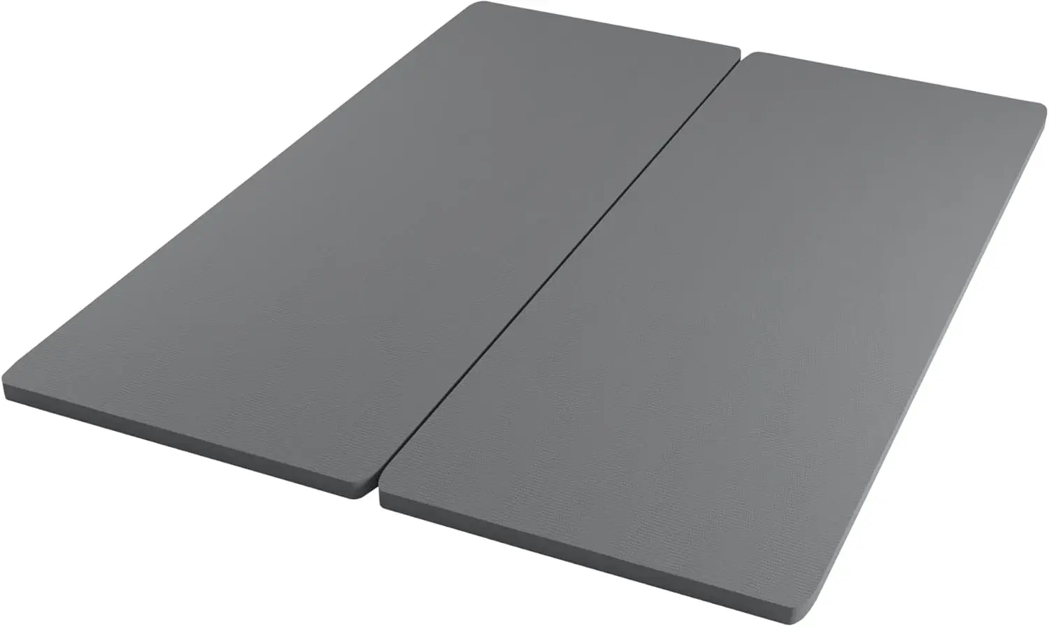 Queen Size Bunkie Board, 1.5-Inch, Fully Assembled, Grey, Improved Comfort and Support for Mattress/Bed