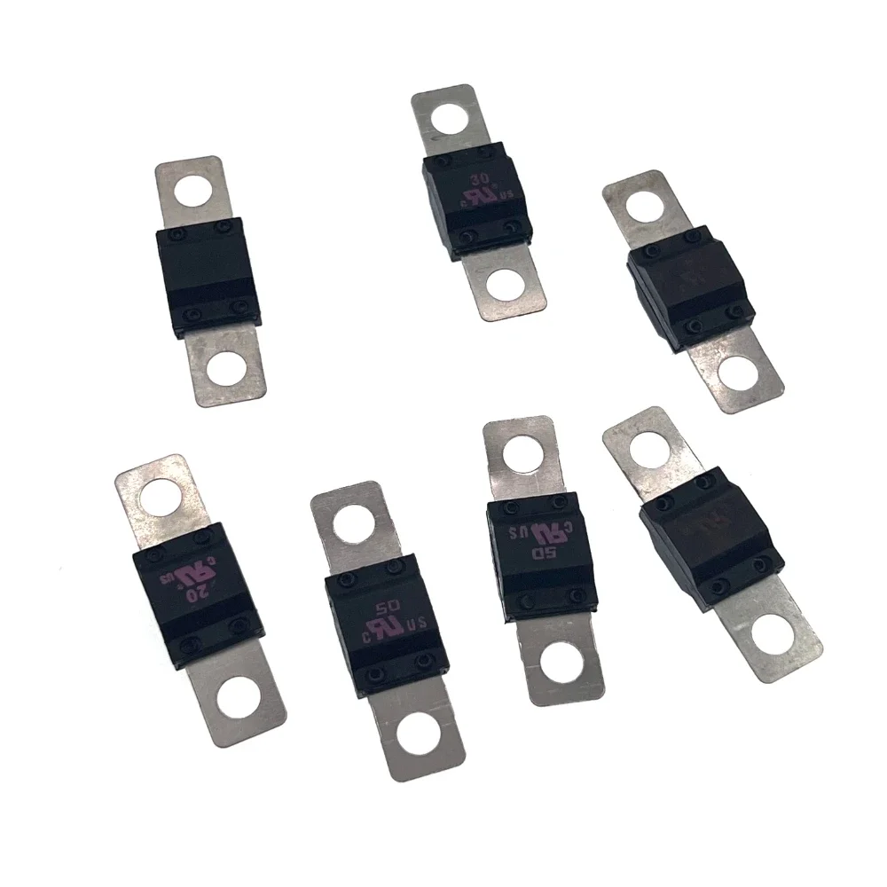 5PCS ANS Trumpet Fork Plug Fuse 32V 20A 30A 40A 50A 60A 70A 80A 100A 125A 150A 175A 200A Bolt Fixed Insurance Film