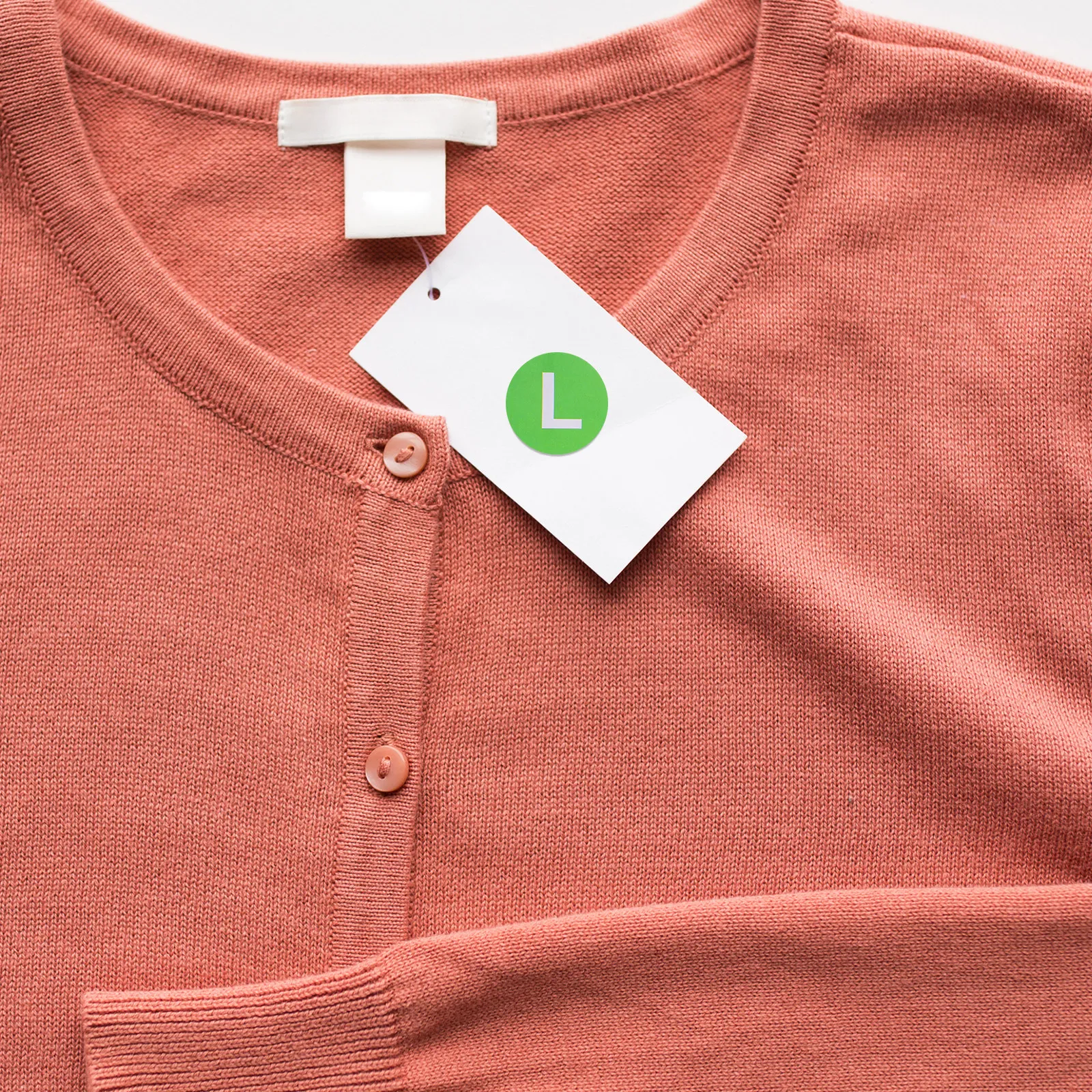 5 Rolls Round Size Labels for Clothes Colored Adhesive Stickers Shirt T-Shirt Size Markers Strong Hold Visual Inventory