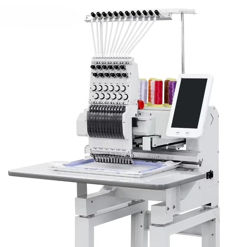 

High Quality T-shirt Apparel Embroidery Machine Computerized One Head Embroidery Machine Flat Clothing Embroidery Machine