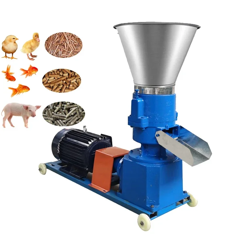 Animal feed pellet home use processing poultry chicken other farm making machines for manufacturing plant