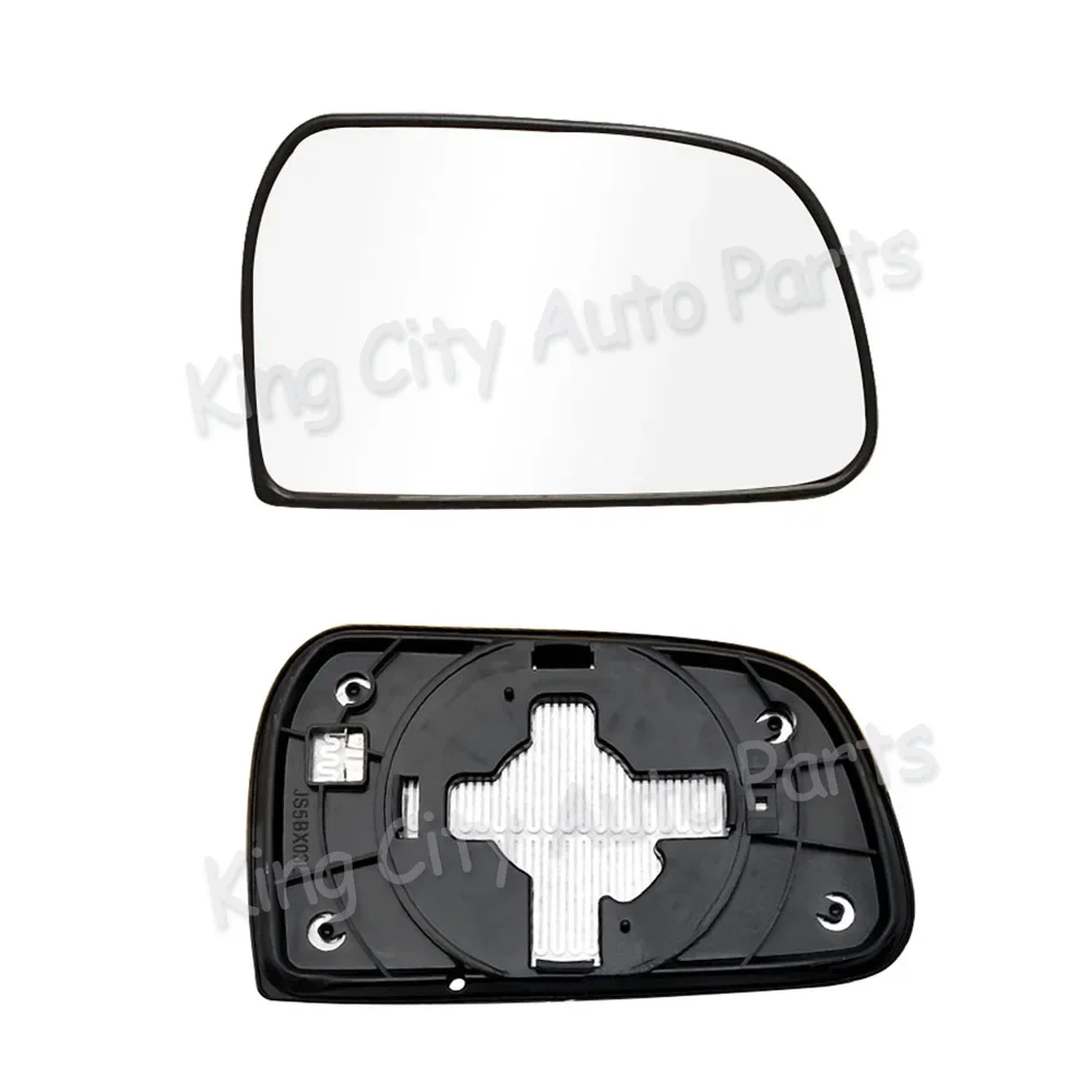 For Hyundai Tucson 2005 2006 2007 With heating Side  Rearview mirror glass Outside Rear view Mirror Glass white Lens