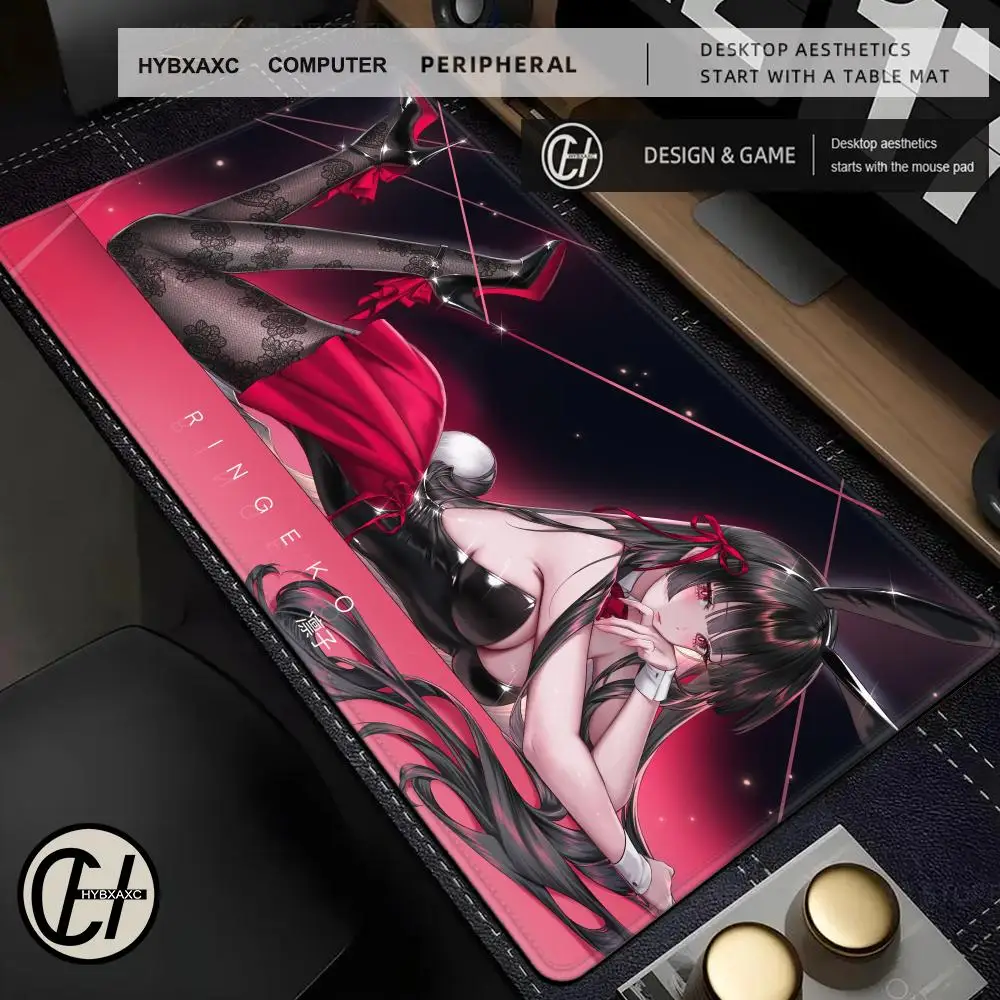 HYBXAXC Official New Wallpaper Wuthering Waves Chisa Mouse Pad Gaming Mousepad Anime Girl Desk Mat E-Sports Office PC Mice Mat