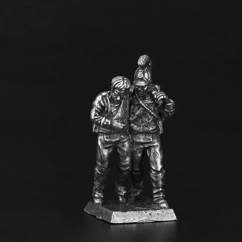 Metalowe Figurki Wojskowe Żołnierzy Model Elementy Gry Planszowej Dekoracja Samochodu Akcesoria Miniaturowe Ozdoby Zabawki