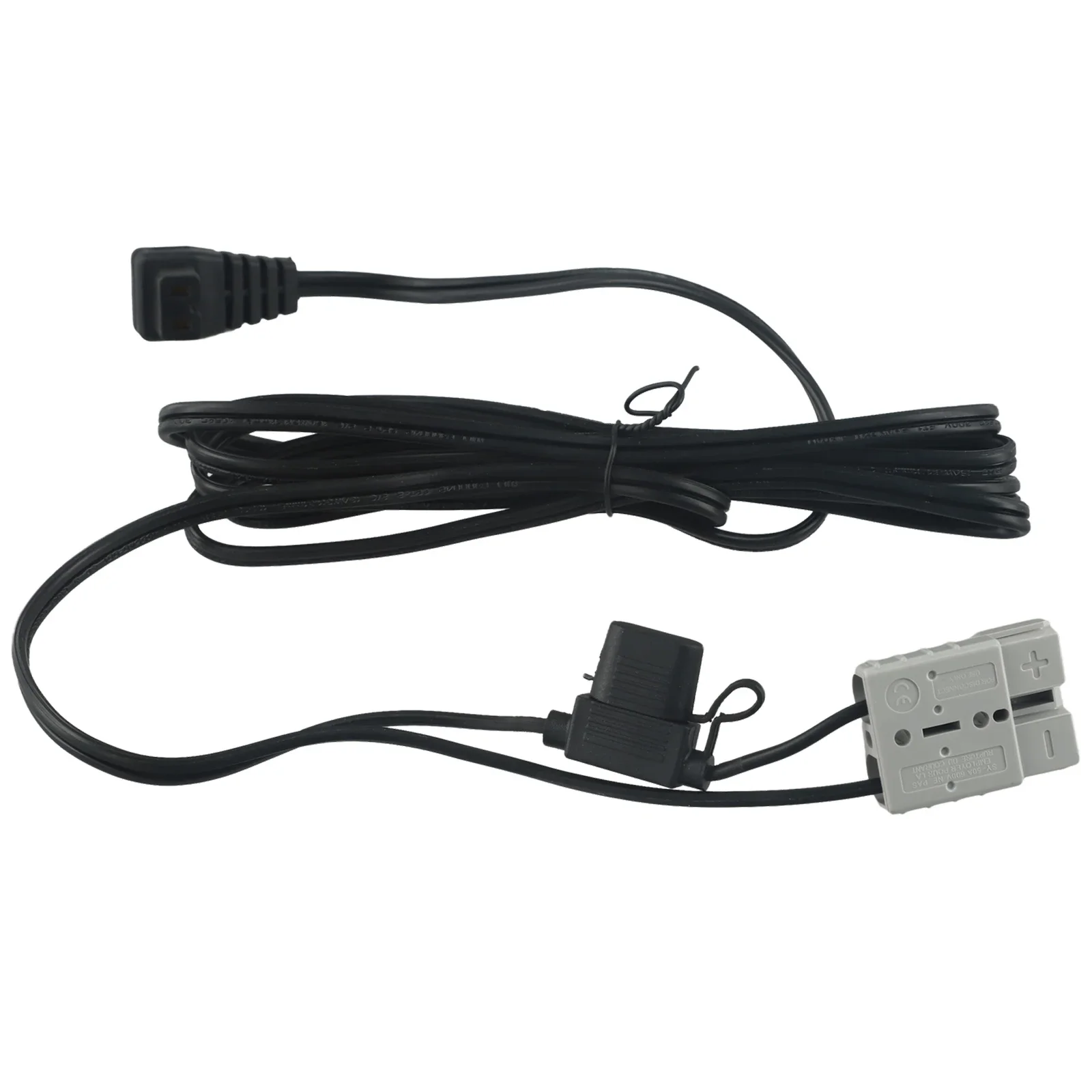 16AWG Power Cord 12V RV Refrigerator Cord AC DC Interface Extra-thick 16AWG Cable PVC Jacket Material 15A Blade Fuse