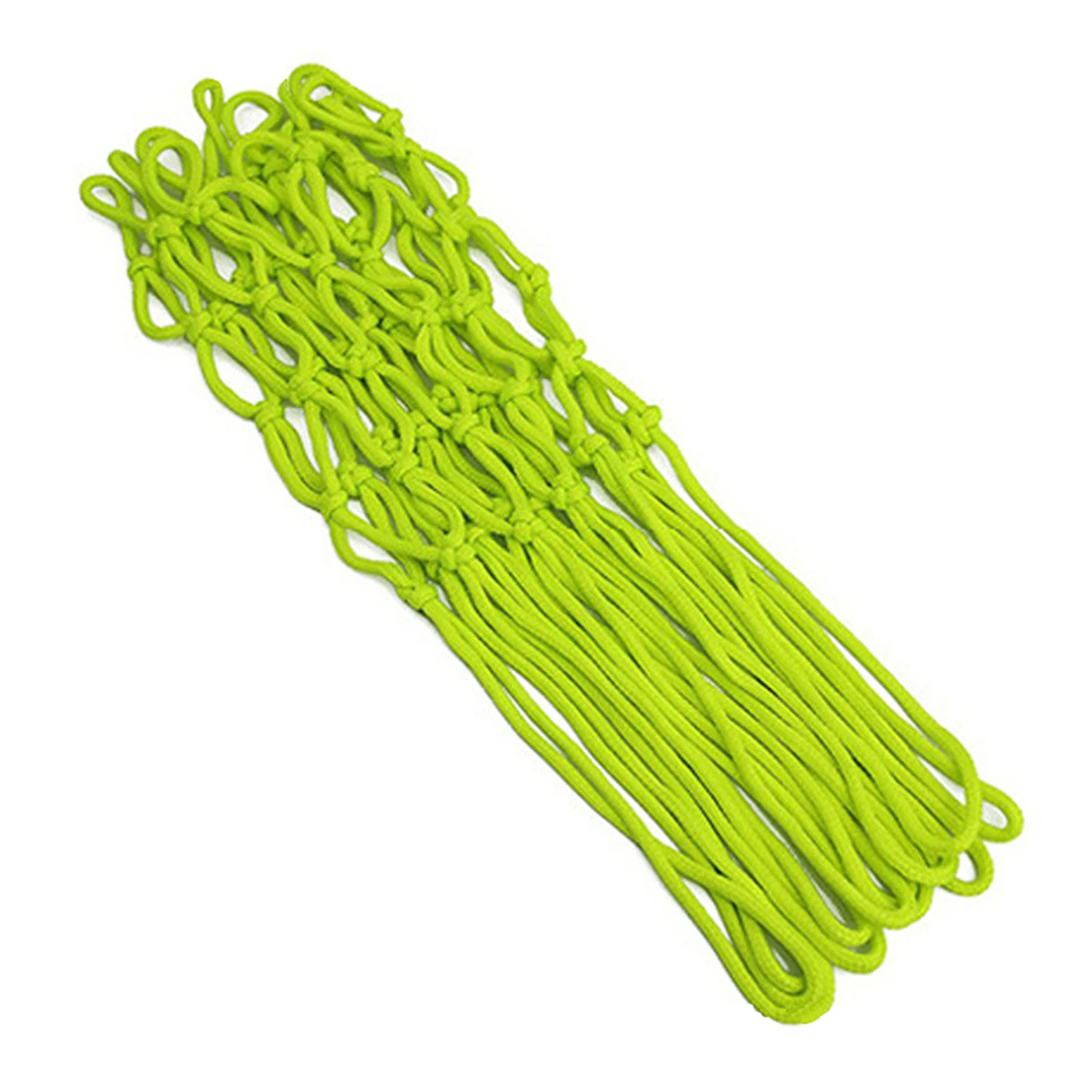 ضوء الليل كرة السلة صافي النايلون متوهجة كرة السلة هوب ريم صافي 12 حلقة حجم قياسي متوهجة كرة السلة صافي الشمس بالطاقة