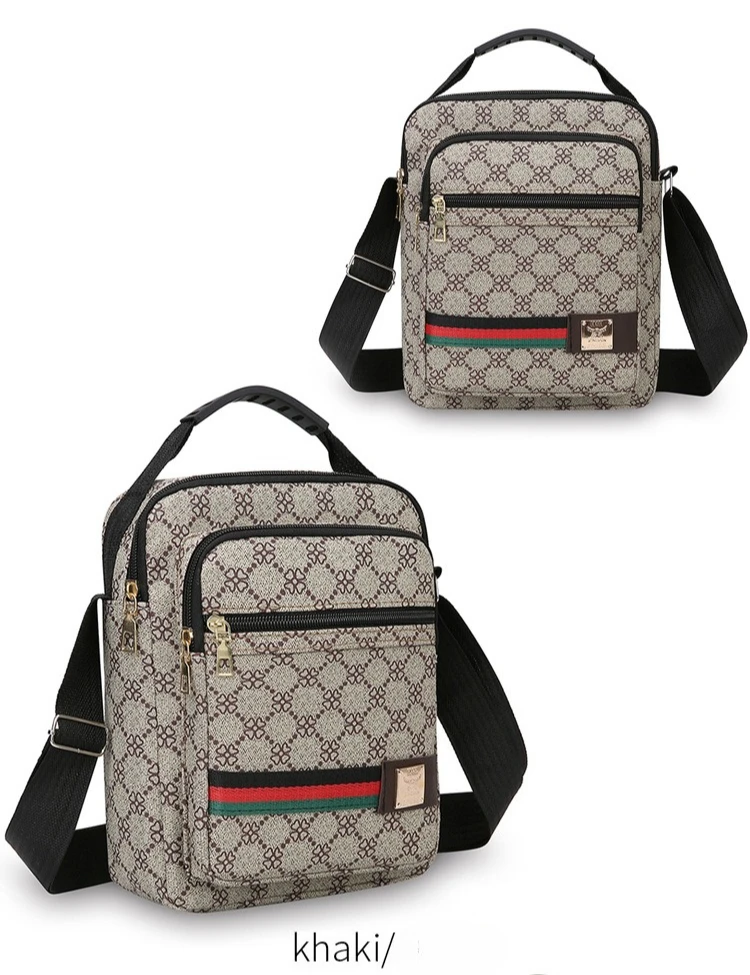 Herren-Umhängetasche, mehrschichtig, große Kapazität, wasserdicht, Oxford-Material, lässig, für Business, Schultertasche, Messenger-Tasche für Reisen und den täglichen Arbeitsweg – Detail 10