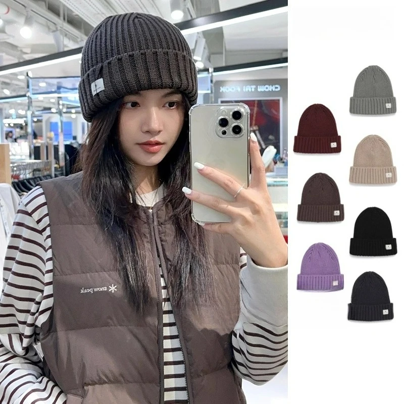 snow peak Knit Beanie Autumn Winter Outdoor Camping Travel Hiking Cap