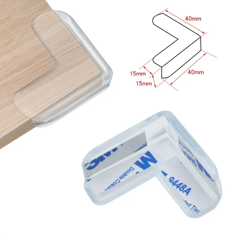4Pcs/8Pcs/12Pcs Child Baby Safety Silicone Protector Table Corner Edge Protection Cover Children Anticollision Edge & Guards image 4