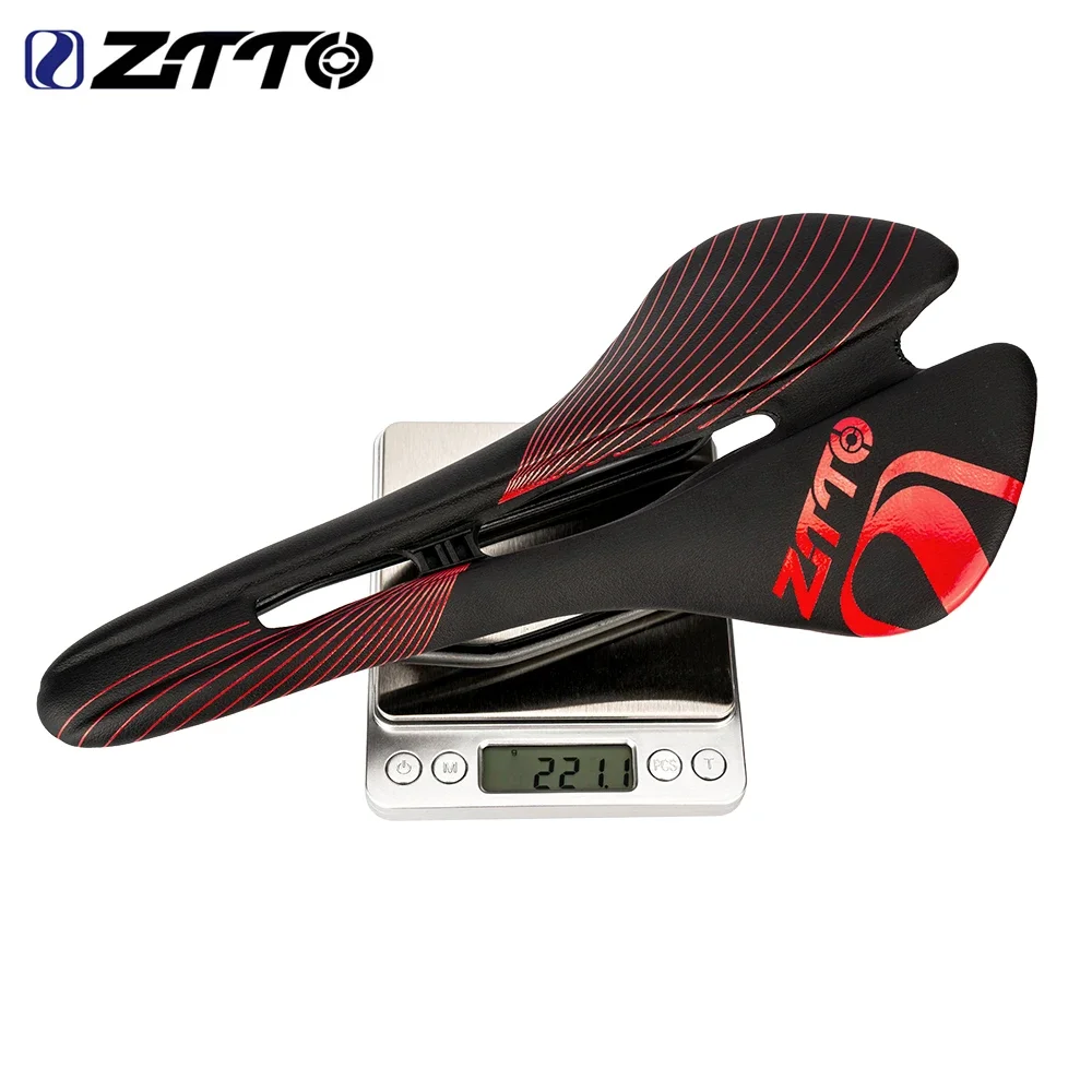 ZTTO Ultralight Road Bike Seat  Hard Racing Saddle Bicycle Seat For XC MTB Mountain Lightweight waterproof Bicycle Cushion 142mm