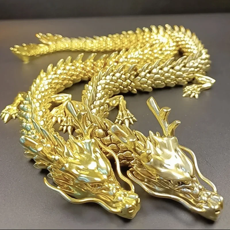 Handle Tea Pet Divine Dragon Foldable Exhibition Hall,  Brass Five Claw Golden Dragon Bedroom, Living Room Decoration