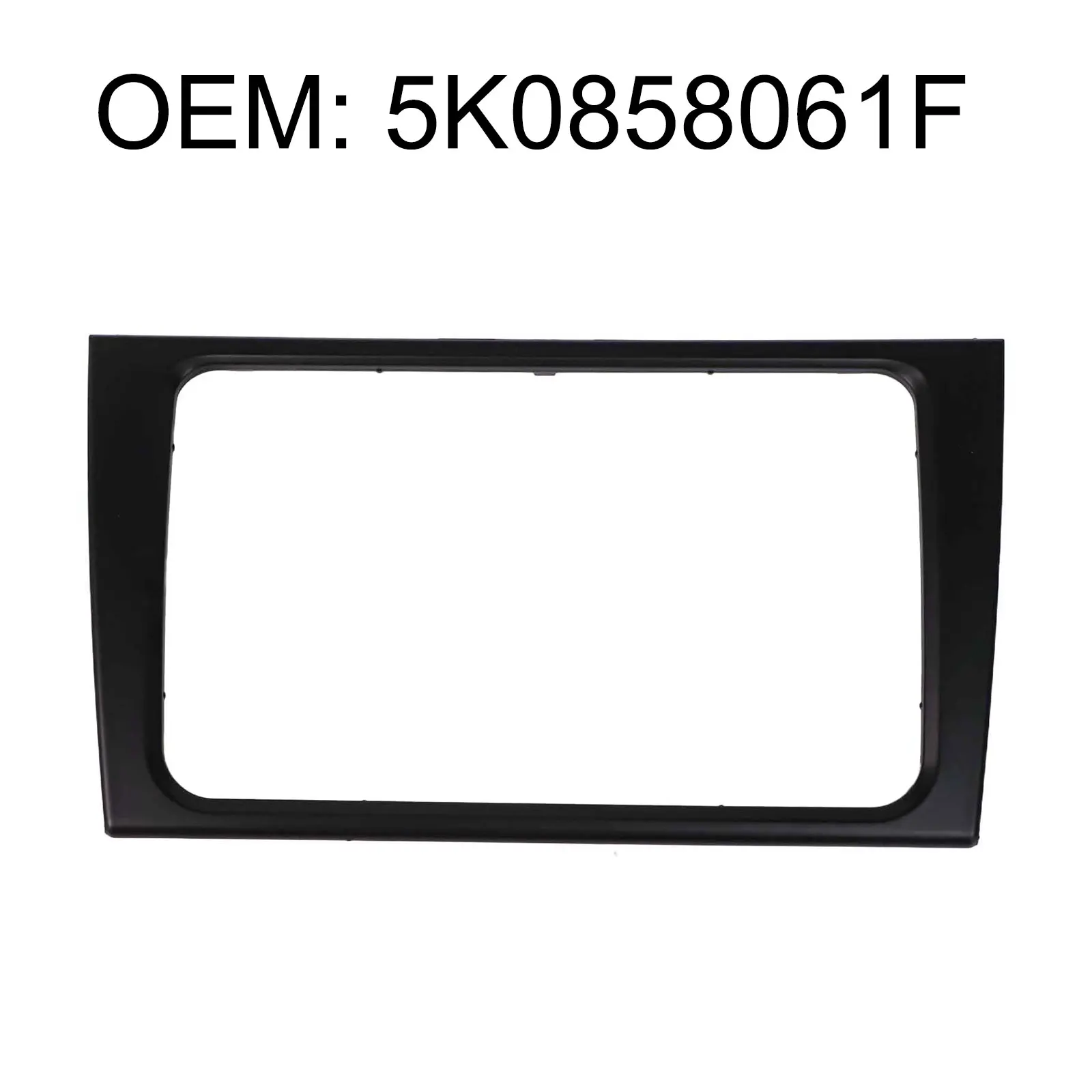 ABS Trim Car CD Box Trim Vehicle Audio System Upgrade Non-deformation Feature Quick Installation Process For Golf 6