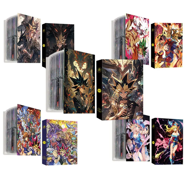 

240PCS Yu Gi Oh Card Album Map Letter Folder Binder Notebook Game Collection Gift Toy White Dragon Dark Archmage Muto Games