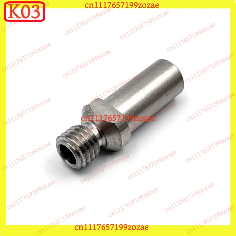 k3 for FlashForge Heat Break Throat Tube M6x1.0 Stainless Steel for Creator Pro 2 / Max 2 Hotend 2-Pack
