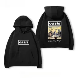 Bluza z kapturem Oasis Band 2024. Mężczyźni i kobiety. Brytyjski rock. Luźny trend odzieży. Międzynarodowe bestsellery są aktualnie popularne