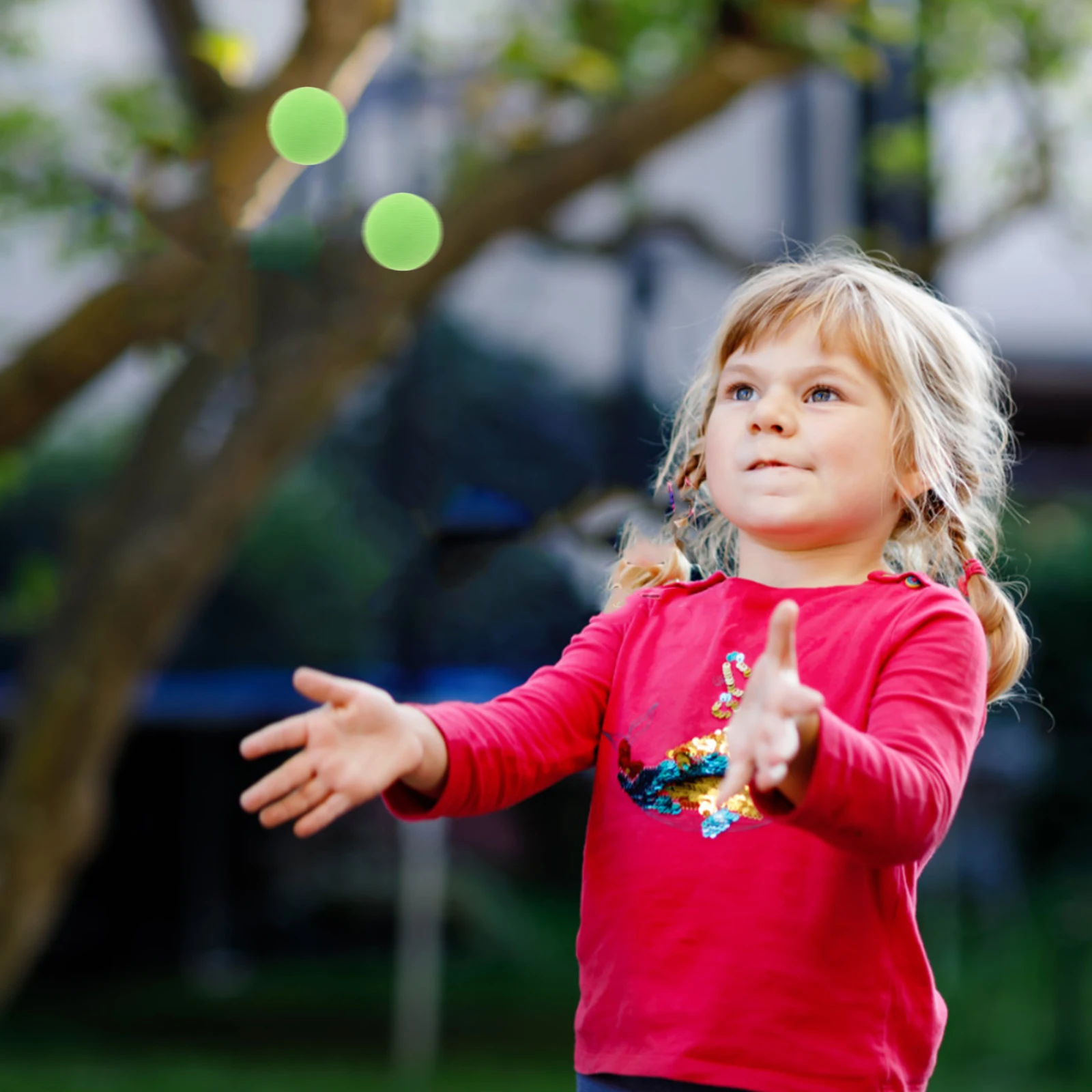 50 Stück runde Schaumstoff-Startbälle, weiche, sichere Spielbälle zum Starten, Schießen, Spielen, Partybevorzugung, Spielball, Ersatzzubehör