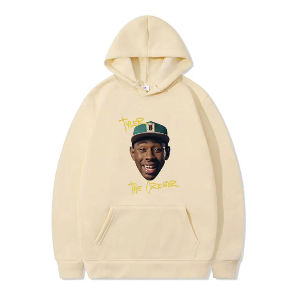 Best Famous Tyler The Creator Chromakopia Face Graphic Hoodie Men's Oversized Sweatshirt Men Hip Hop Fashion Pullover Hoodies