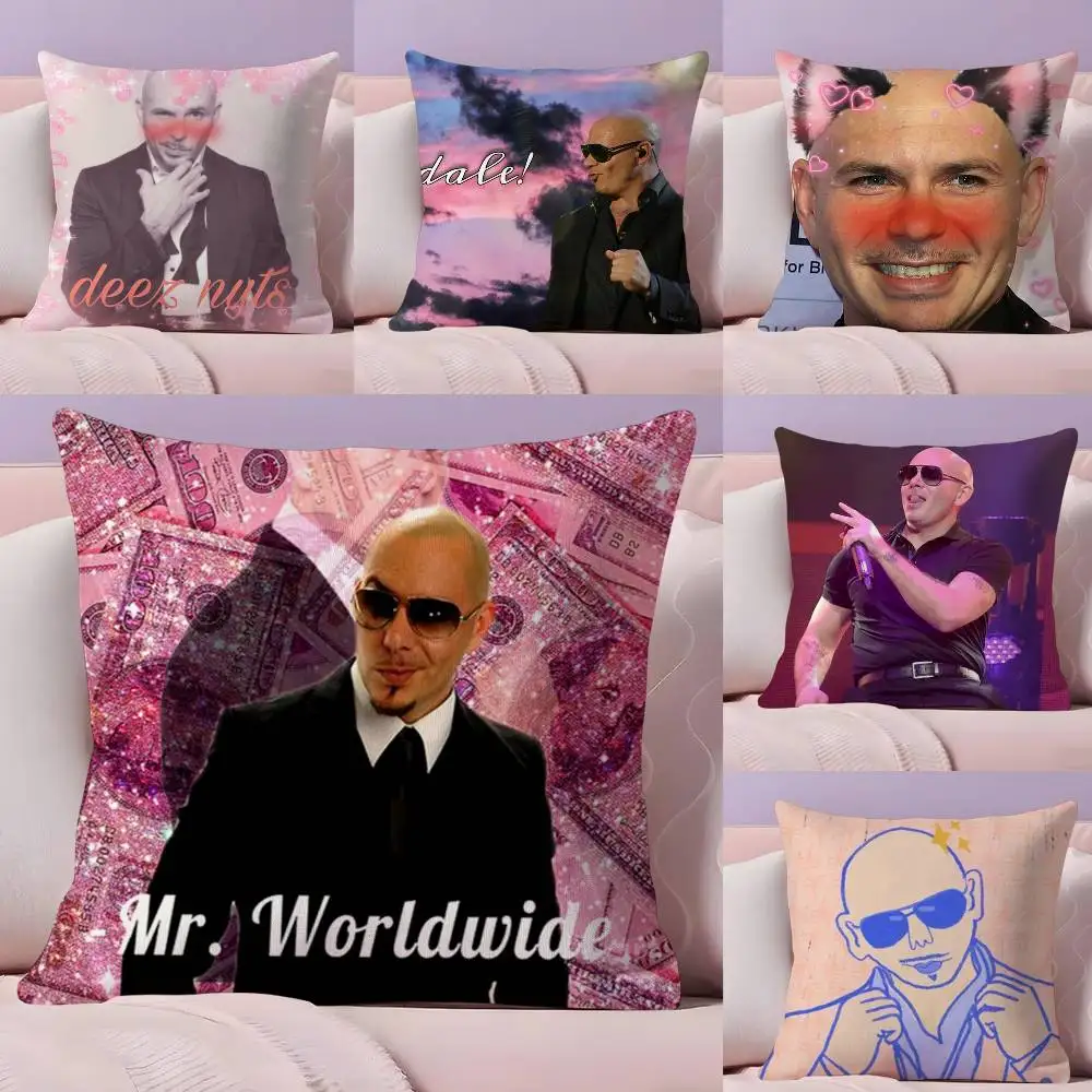 

Rapper singer P-Pitbull Pillow Case Ultra Soft Skin Friendly Fabric Cloud Like Comfort & Concealed Zipper