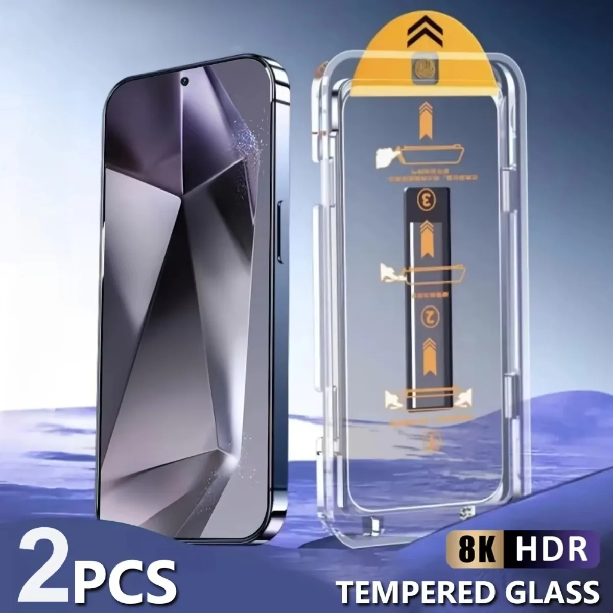 

2Pcs Tempered Glass For Samsung Galaxy S25 S24 S23 Ultra S22 S21 Plus Screen Protector Bubble-Free Installation and Cleaning Kit