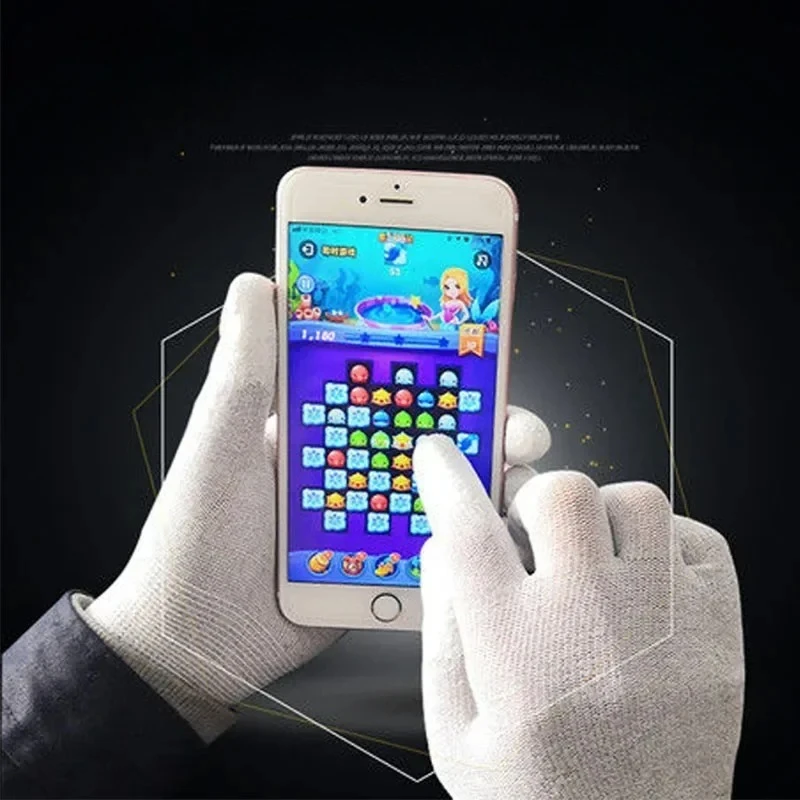 Guantes antiestáticos con recubrimiento de PU para reparación de iPhone, computadoras y trabajo electrónico 4