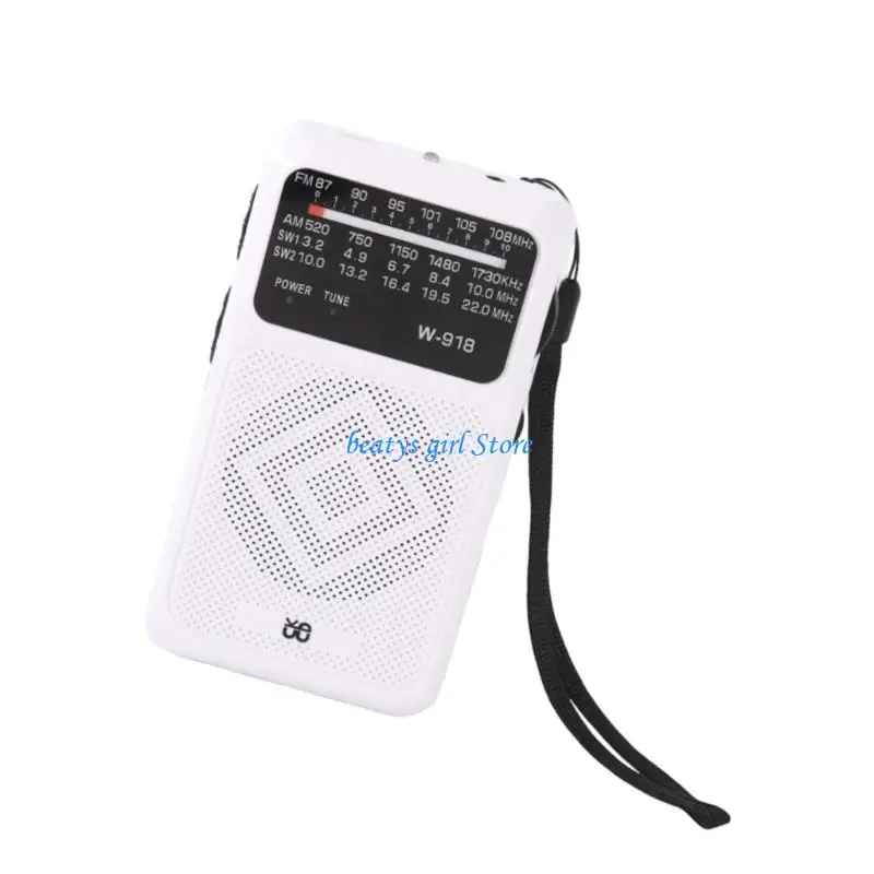

C7AB Multi Band Coverage Radio Analog Design Clear Sound and Battery Double Power Operated for Versatiled Sound
