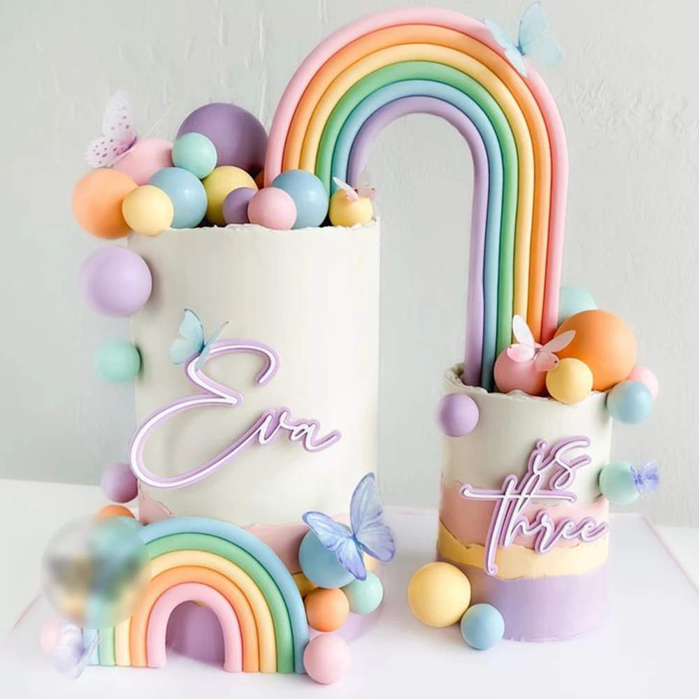 30Colors 20pcs Cake Balls Decoration Pink Blue Gold Birthday Cake Toppers DIY Wedding Baby Shower Cake Decorating Accessories