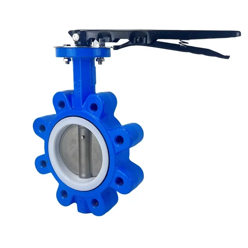 High Performance API609 4 Inch Manual 304 Stainless Steel Lug Type Cast Iron butterfly Valve for Air Conditioning