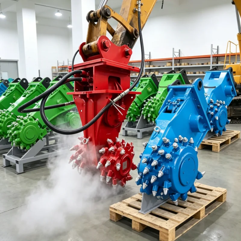 customized Cold Milling Machine Hydraulic Asphalt Road Cutter for Compact Track Loader Side Shift Replaceable Bits