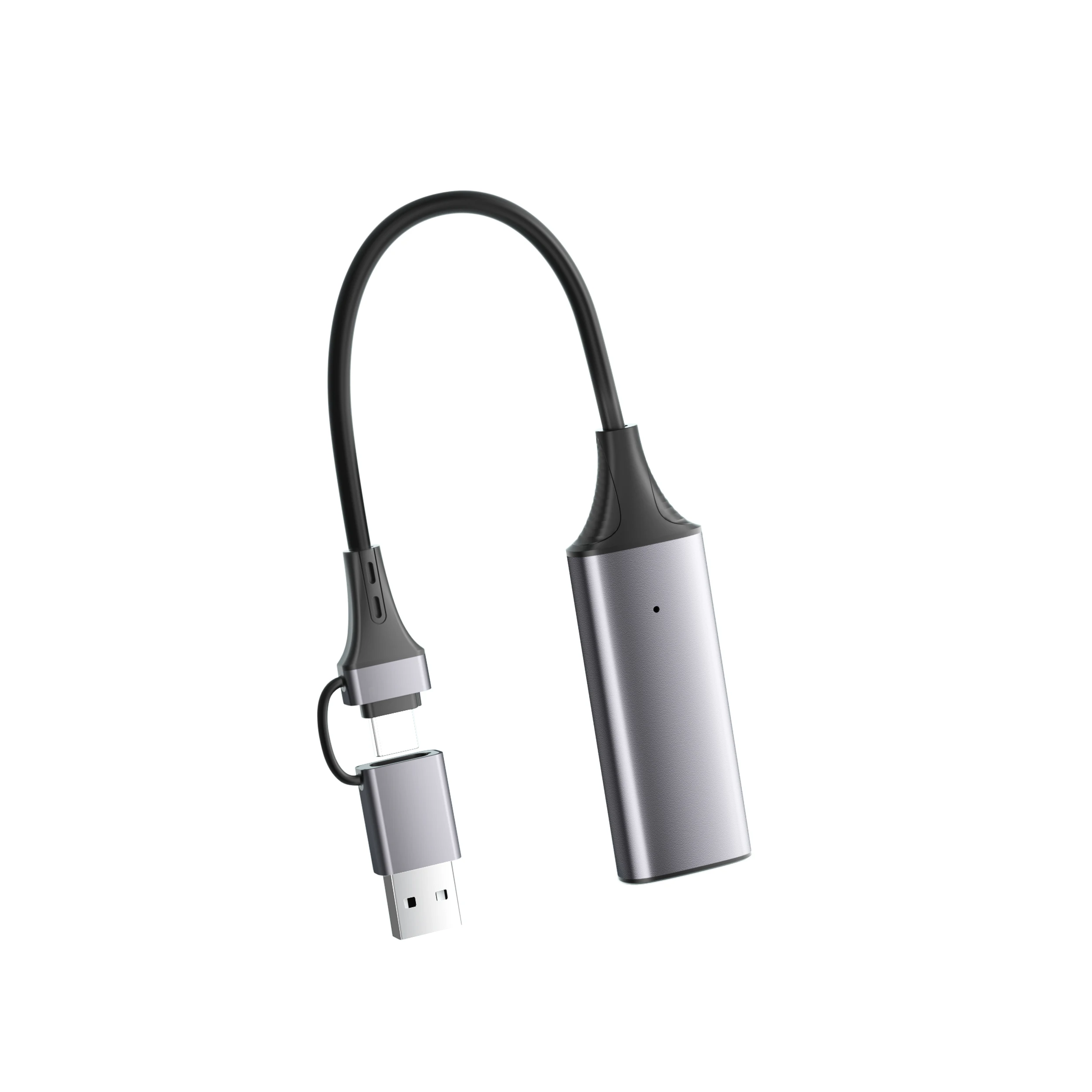 بطاقة التقاط الفيديو المتوافقة مع HDMI ، صوت من النوع C ، مسجل فيديو للكمبيوتر الشخصي ، تدفق الألعاب ، البث المباشر ، التدريس ، USB A ، 2 في 1