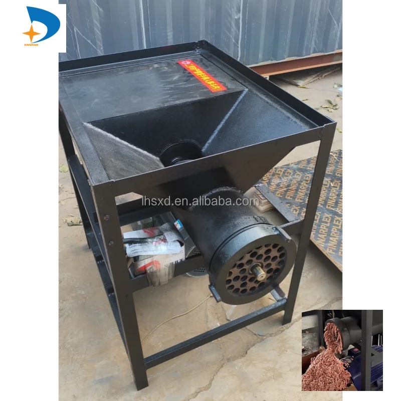 Commercial Dog Feeding Mincing Chicken Frames Frozen Fish Cattle Sheep Meat Grinder