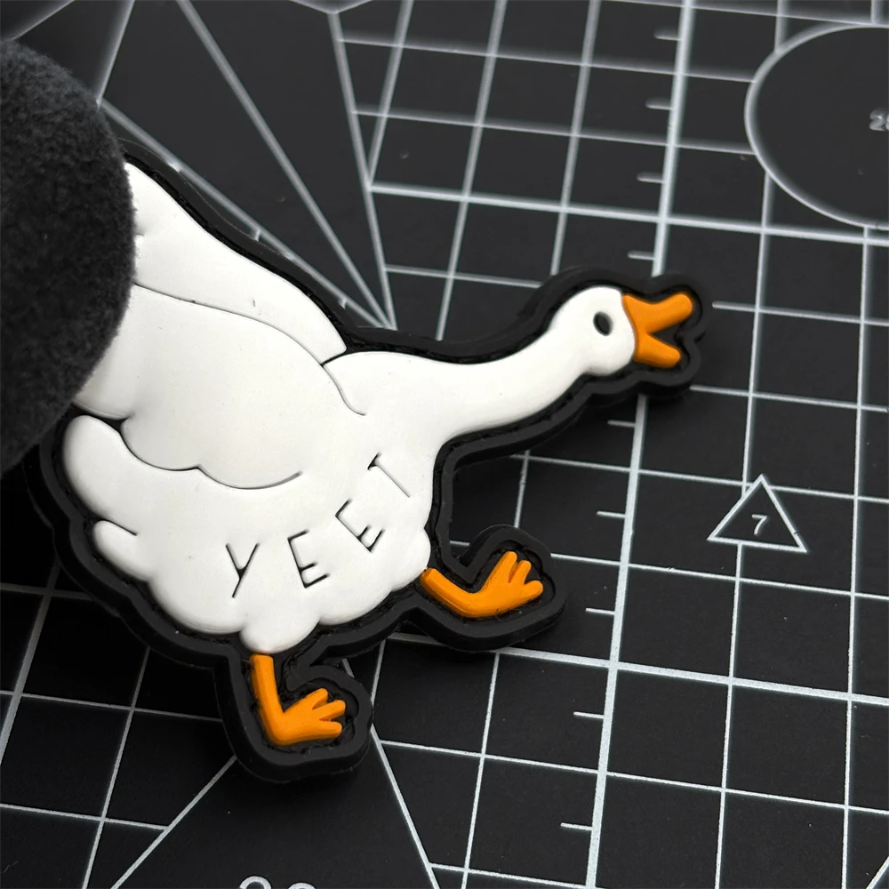 رقعة لاصقة من مادة PVC الصراخة من المطاط الناعم، تأثير متوهج في الظلام، شارة معنويات تكتيكية بخطاف وحلقة - رقعة - متعددة الألوان، مثالية لربطات الظهر والملابس #3