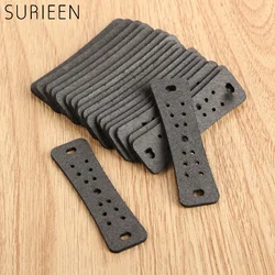 Hunting 20Pcs Microfiber Leather Slingshots Pouches for Outdoor Shooting Bow Sling Shots Catapults Replacements 70mmX17mmX20mm