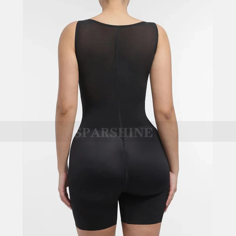 Women's Open-Chest Fajas Colombianas Slimming Abdominal Control Shapewear Ladies Shaped Up Butt Lifter Flat Belly BBL Bodysuits